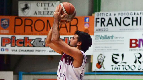 Si ferma con Valdisieve la striscia vincente dell’Amen Scuola Basket Arezzo