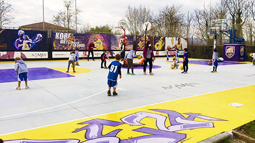 Bambini e bambine alla scoperta del basket con la Scuola Basket Arezzo