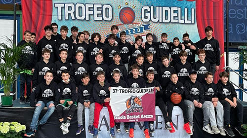 La Scuola Basket Arezzo festeggia al Trofeo Nazionale “Guidelli”