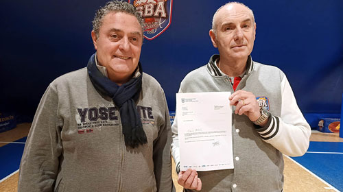 Umberto Vezzosi è stato nominato Allenatore Benemerito di pallacanestro