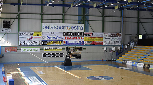 Il Palasport Estra Mario D'Agata al centro della pallacanestro giovanile Toscana